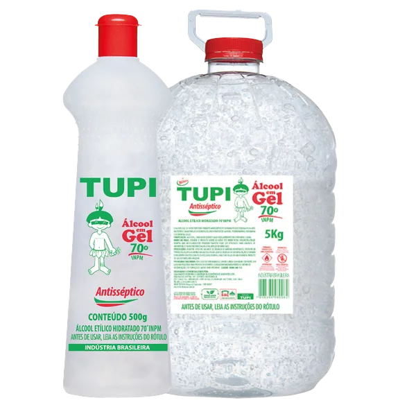Álcool em Gel 70° INPM TUPI
