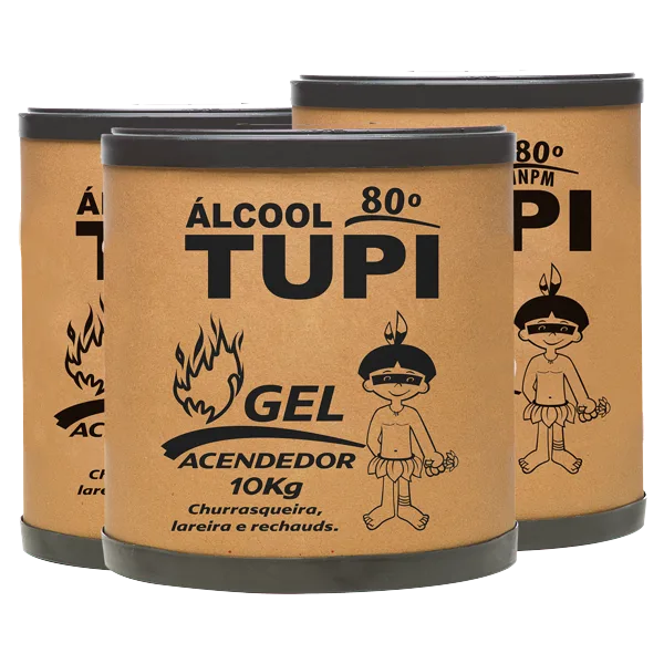 Álcool em Gel TUPI Acendedor - Barrica